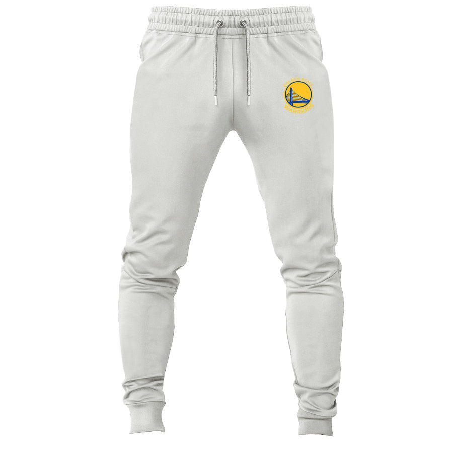 Golden State Warriors Yellow joggers sweatpants - White