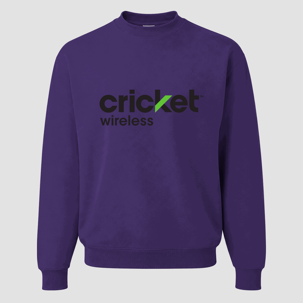 Men's Cricket Wireless Crewneck Sweatshirt - Purple