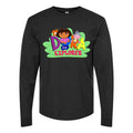 Men's Dora-the-Explorer-Logo-PNG 001 Long sleeves Cotton Blend T-Shirt - Black