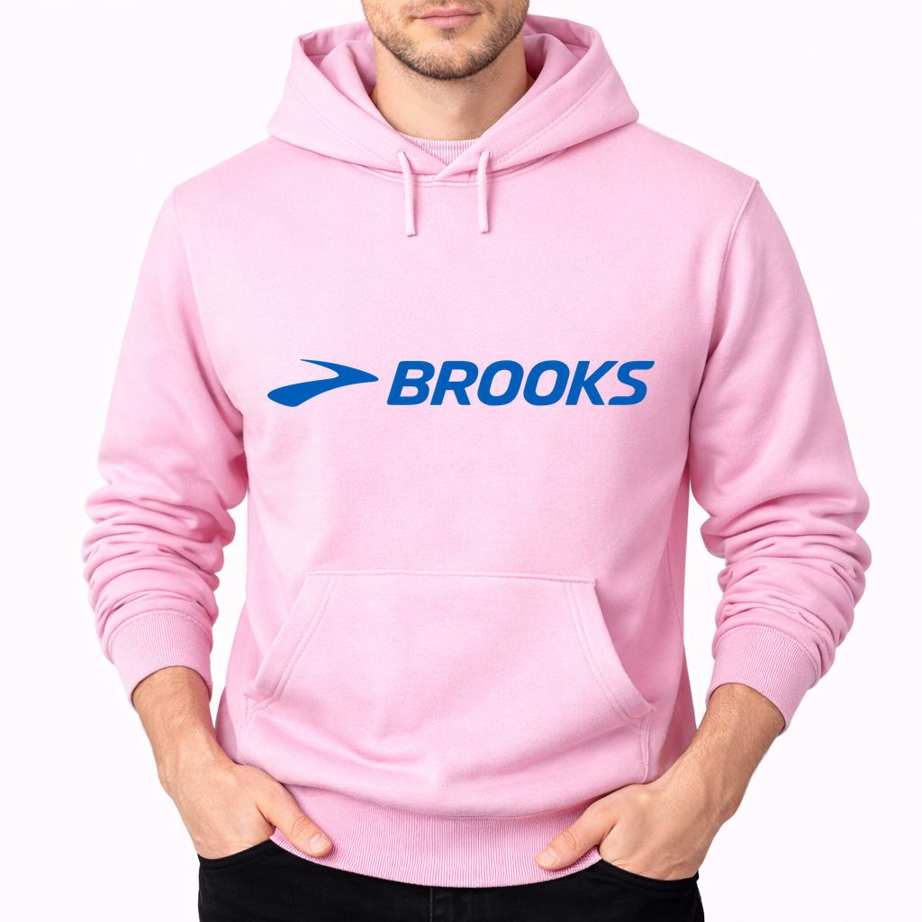Men's Brooks Pullover Hoodie - Pink