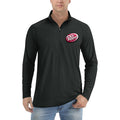 dr pepper logo png transparent 1024x789 quarter-zip athletic shirt in Black