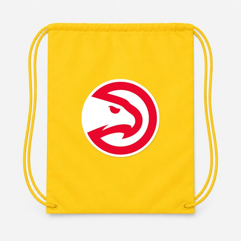Atlanta Hawks Drawstring Bag - Yellow