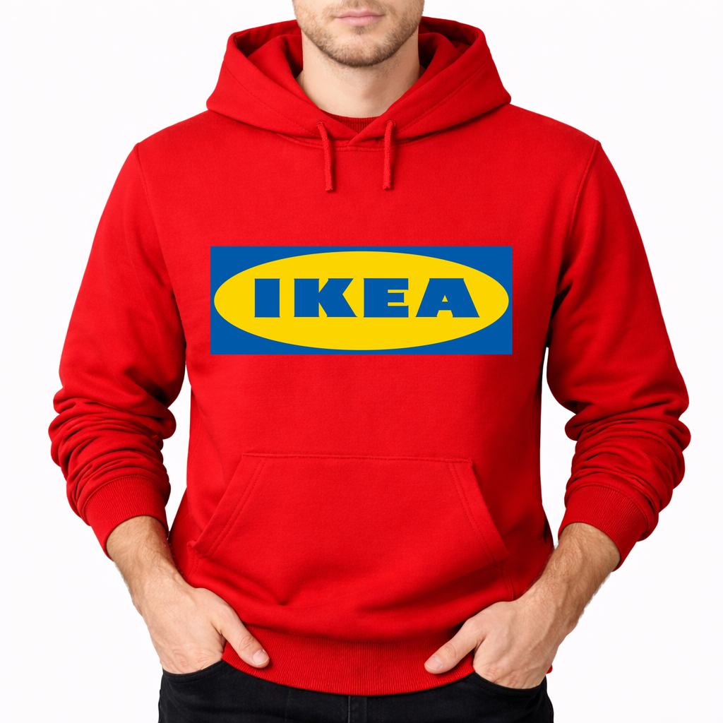 Men's Ikea Pullover Hoodie - Red