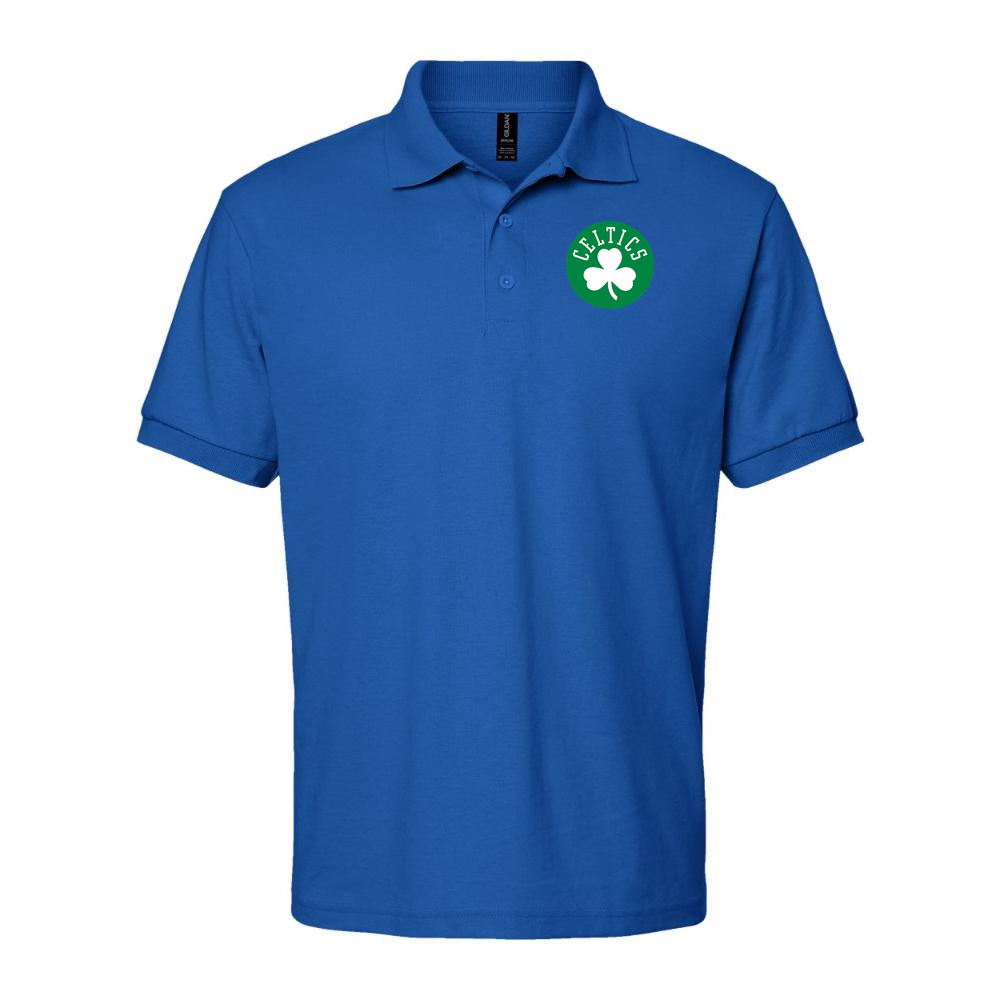 Men's Boston Celtics Dry Blend Polo - Blue