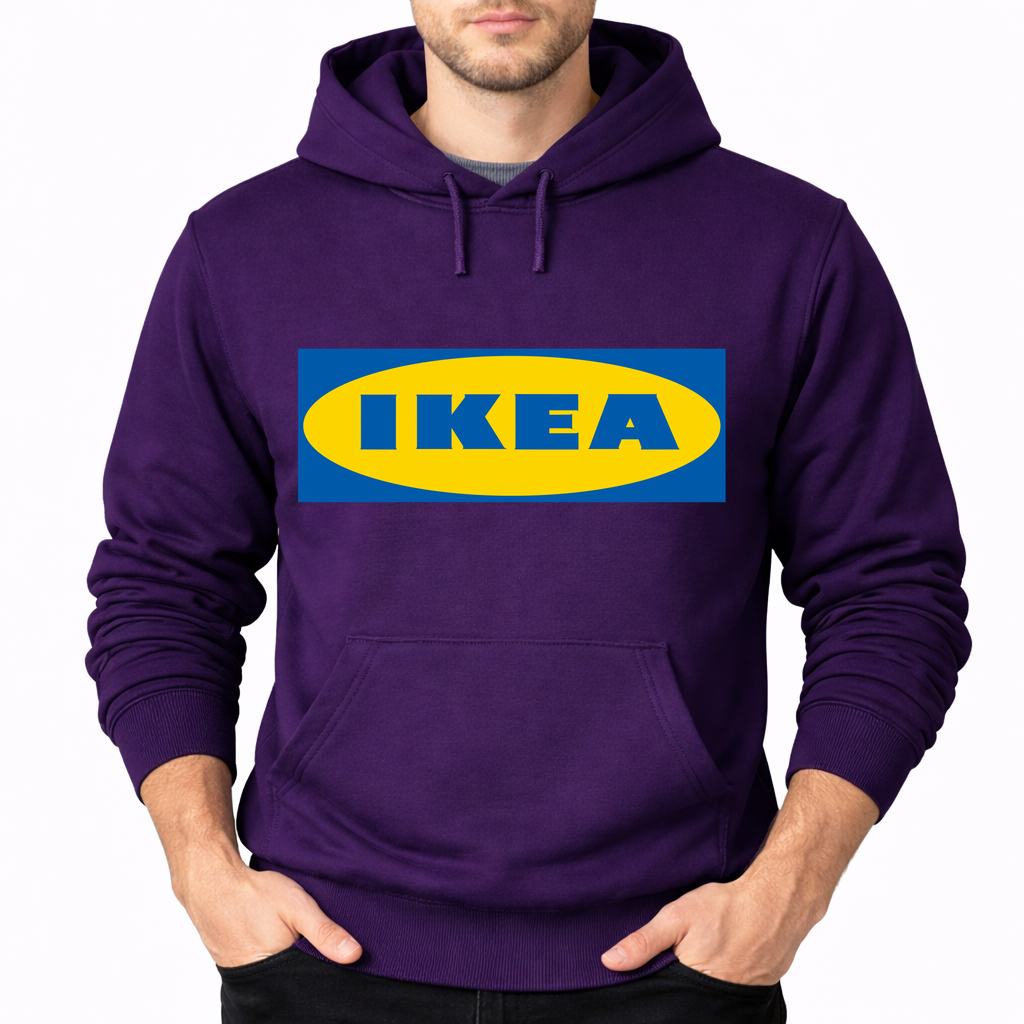 Men's Ikea Pullover Hoodie - Purple