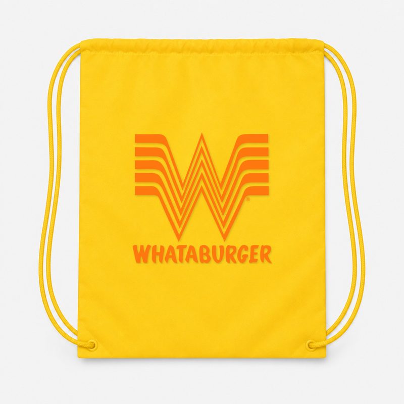 Whataburger Drawstring Bag - Yellow