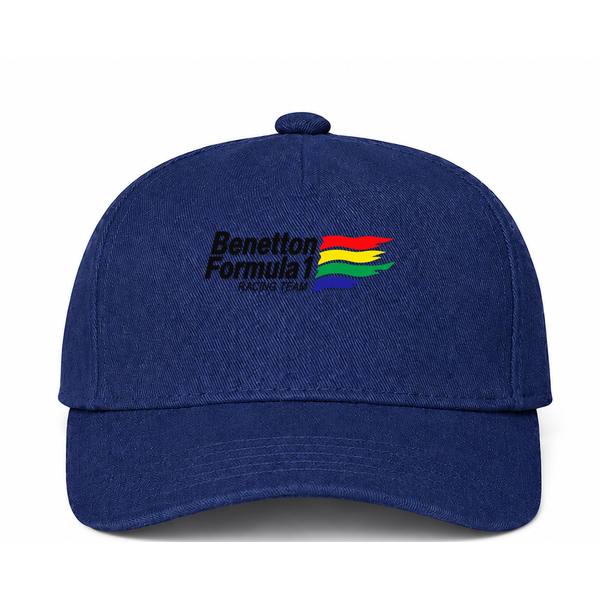 Benetton Formula 1 Racing Team Navy Dad Baseball Cap Hat