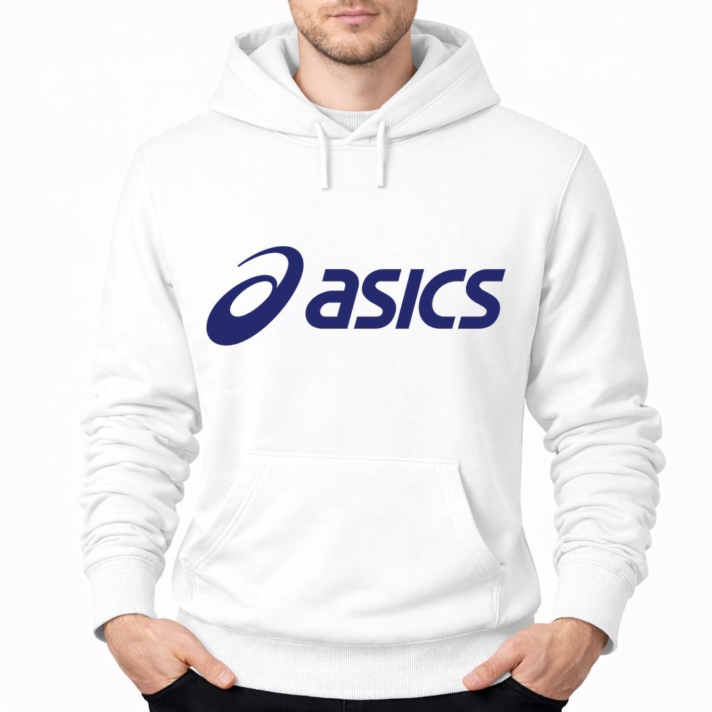 Men's Asics Pullover Hoodie - White