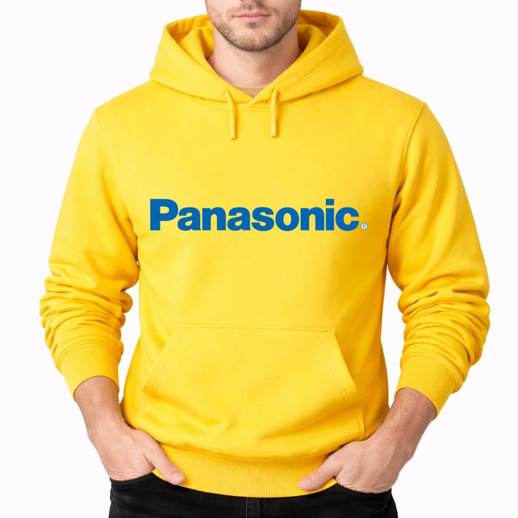 Men's Panasonic Pullover Hoodie - Yellow