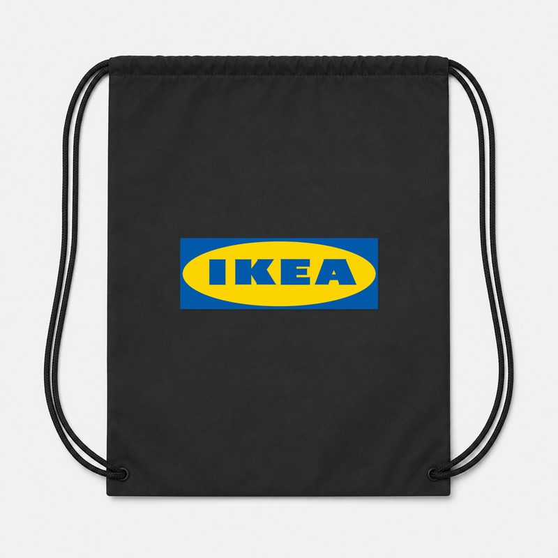 IKEA Drawstring Bag - Black