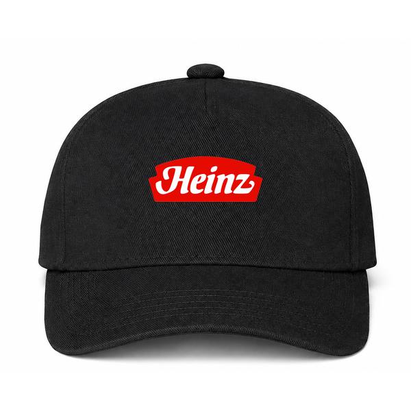 Heinz Logo Version 2 Black Dad Baseball Cap Hat