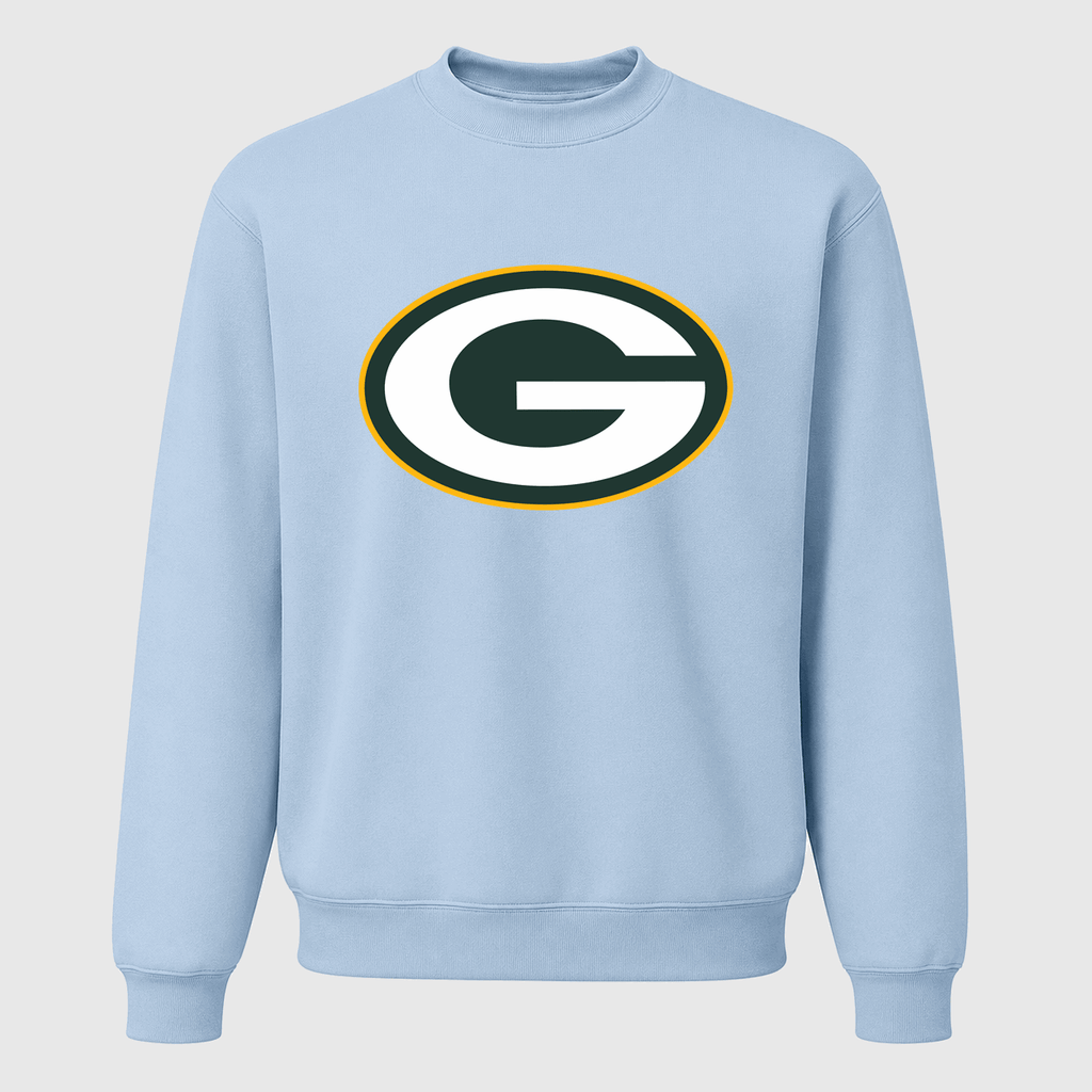 Men's Green Bay Packers Crewneck Sweatshirt - Sky Blue
