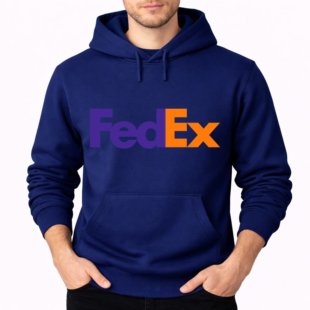 Men's Fedex Pullover Hoodie - Navy