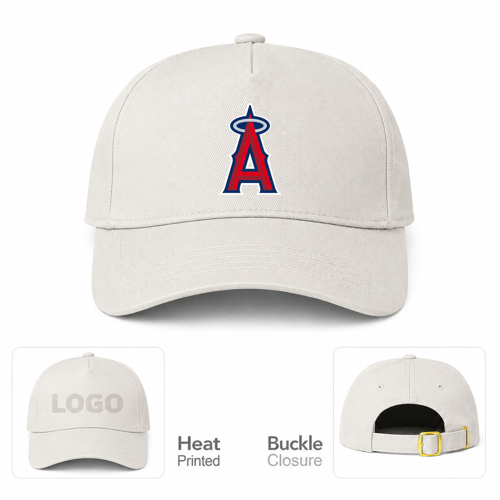 MLB Los Angeles Angels Baseball Cap Hat - Beige