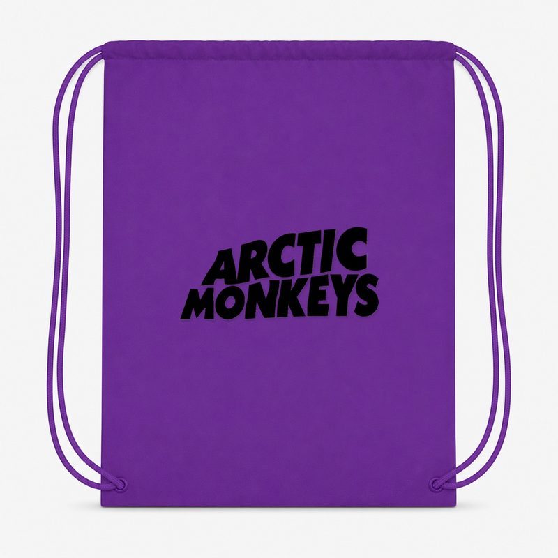 Arctic Monkeys Drawstring Bag - Purple