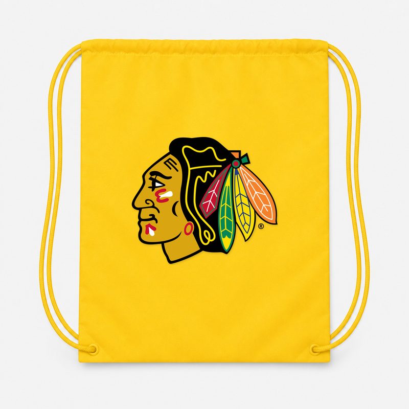 Chicago Blackhawks Drawstring Bag - Yellow