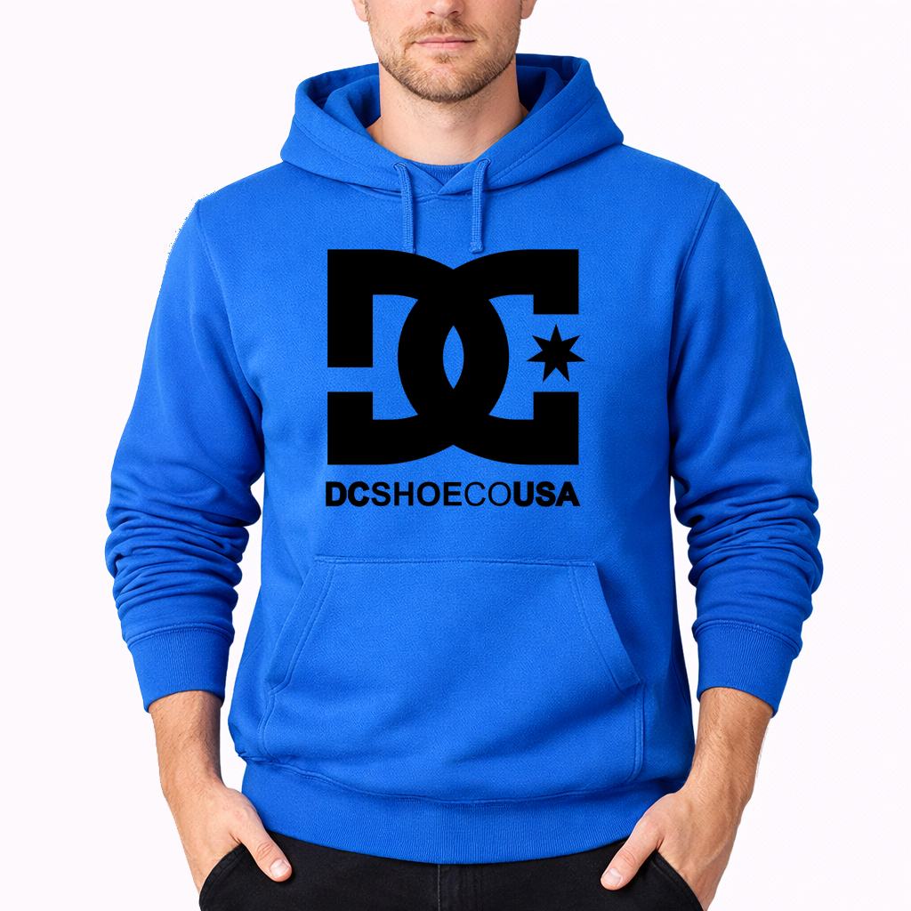 Men's DC Pullover Hoodie - Azure