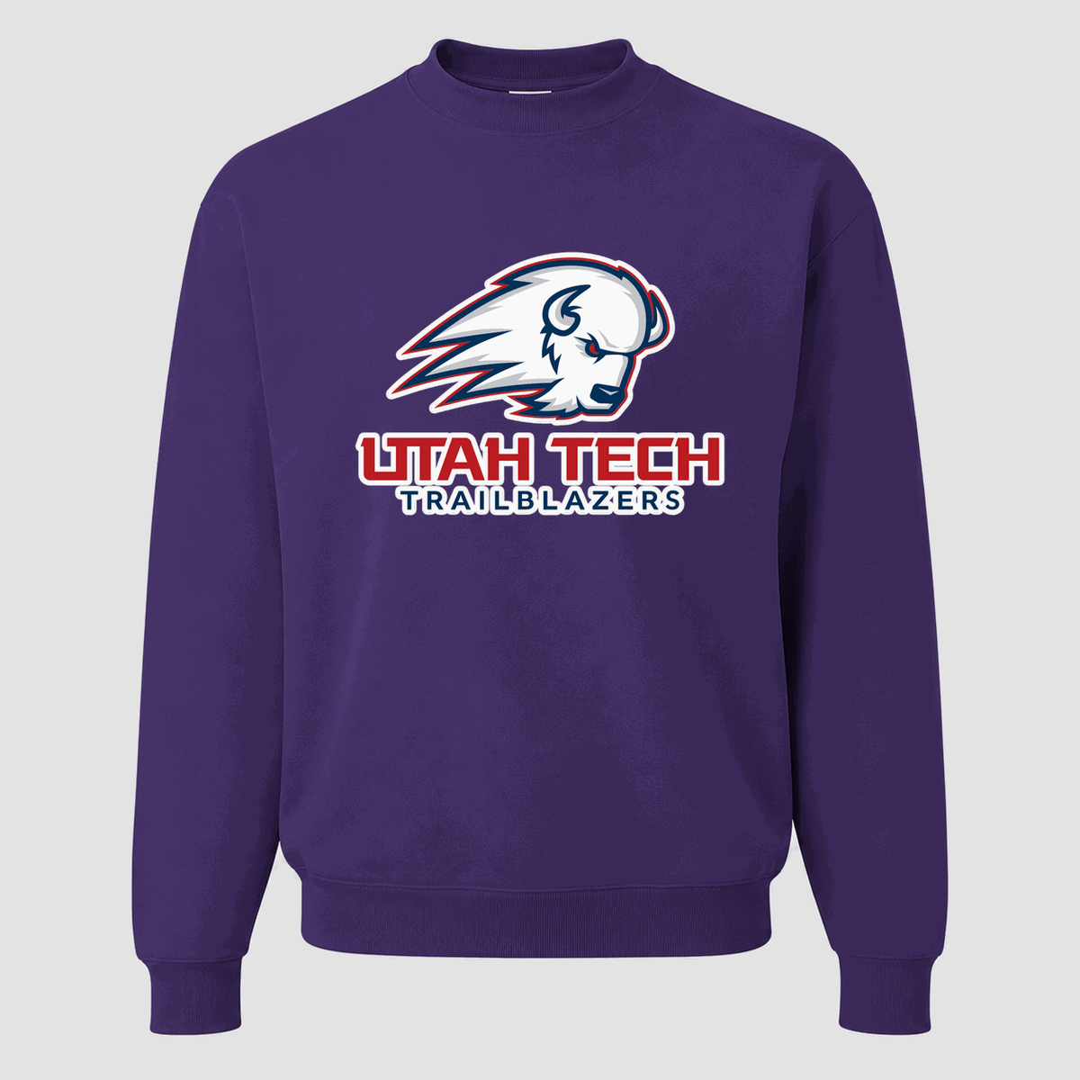 Men's Utah Tech Trailblazers Crewneck Sweatshirt - Purple
