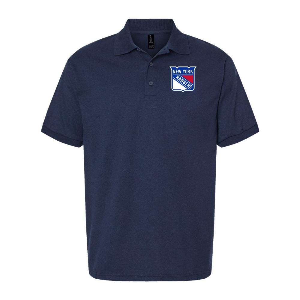 Men's New York Rangers Dry Blend Polo - Navy