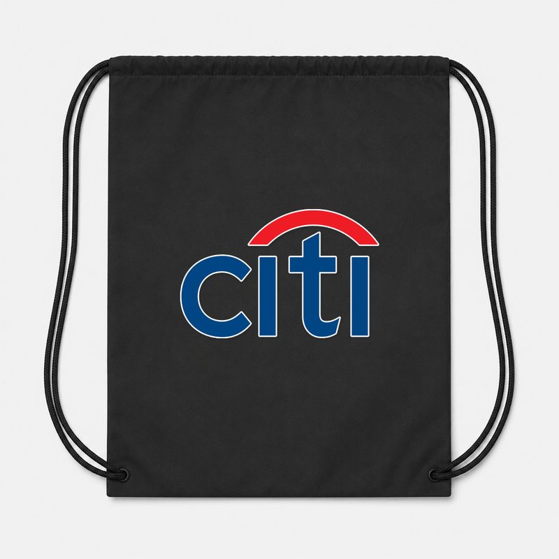 Citi Bank Drawstring Bag - Black