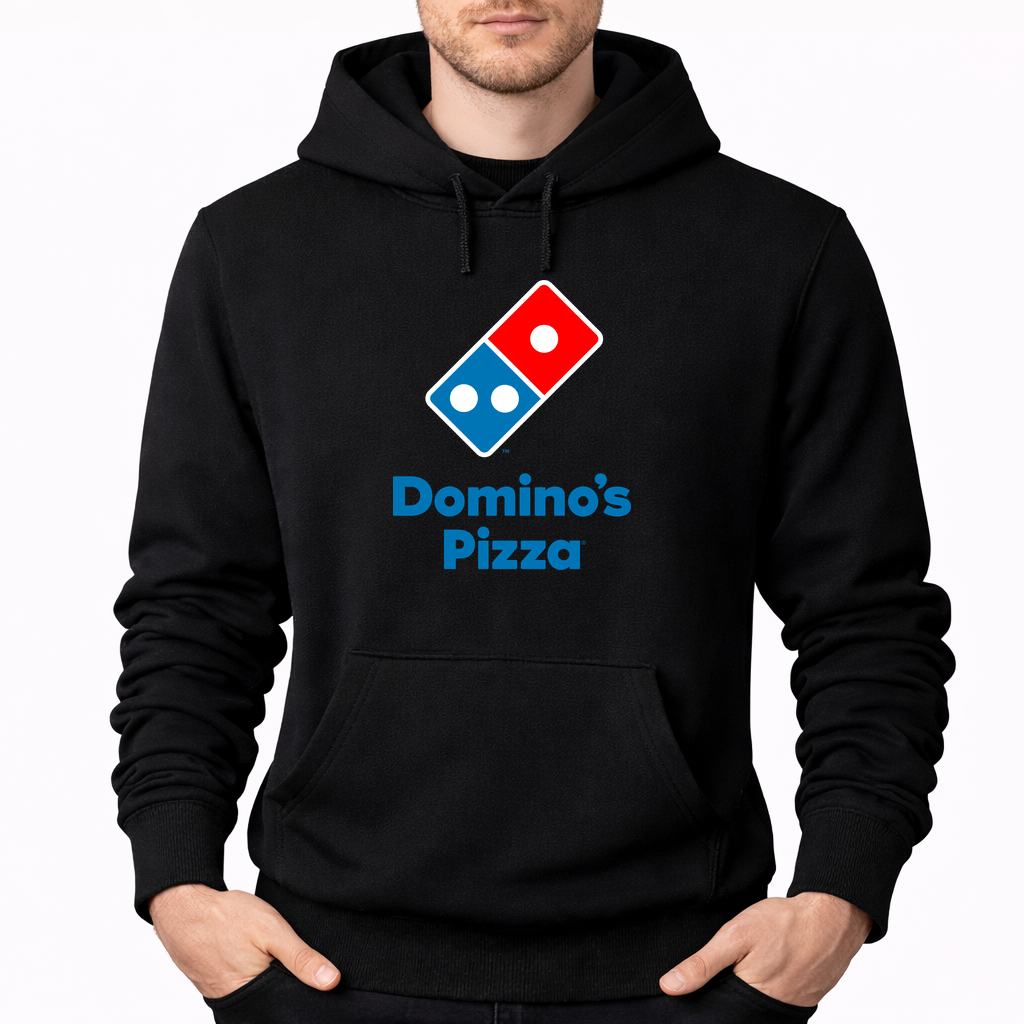 Men's Domino's Pizza Pullover Hoodie - Black