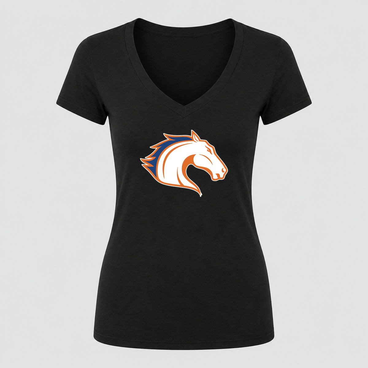 Women's Texas Arlington Mavericks V Neck T-Shirt in black