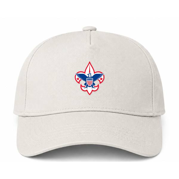 Boy Scout Logo Beige Dad Baseball Cap Hat