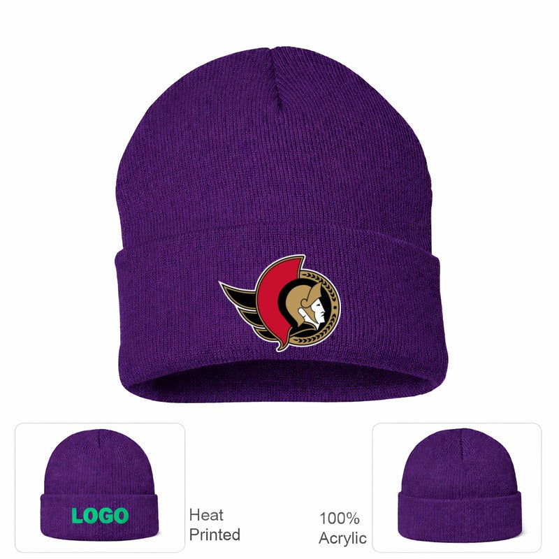 Ottawa Senators Purple Beanie Hat