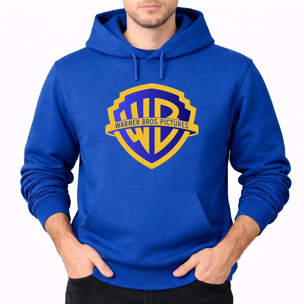 Men's Warner Bros Pullover Hoodie - Blue