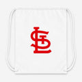 St. Louis Cardinals Drawstring Bag - White