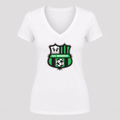 Women's U.S. Sassuolo Soccer V Neck T-Shirt in white