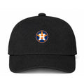 Houston Astros MLB Logo Black Dad Baseball Cap Hat