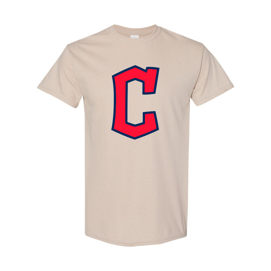 Men's Cleveland Guardians Cotton T-Shirt - Tan