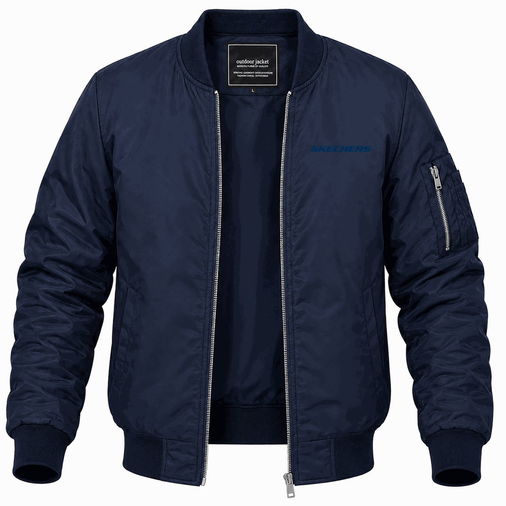 Men's Skechers Lightweight Bomber Jacket - Navy