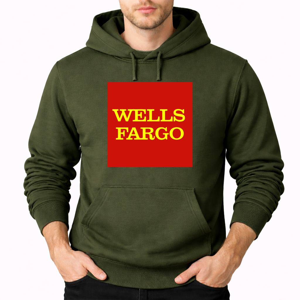 Men's Wells Fargo Pullover Hoodie - Army Green