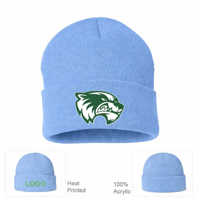 Utah Valley Wolverines Sky Blue Beanie Hat