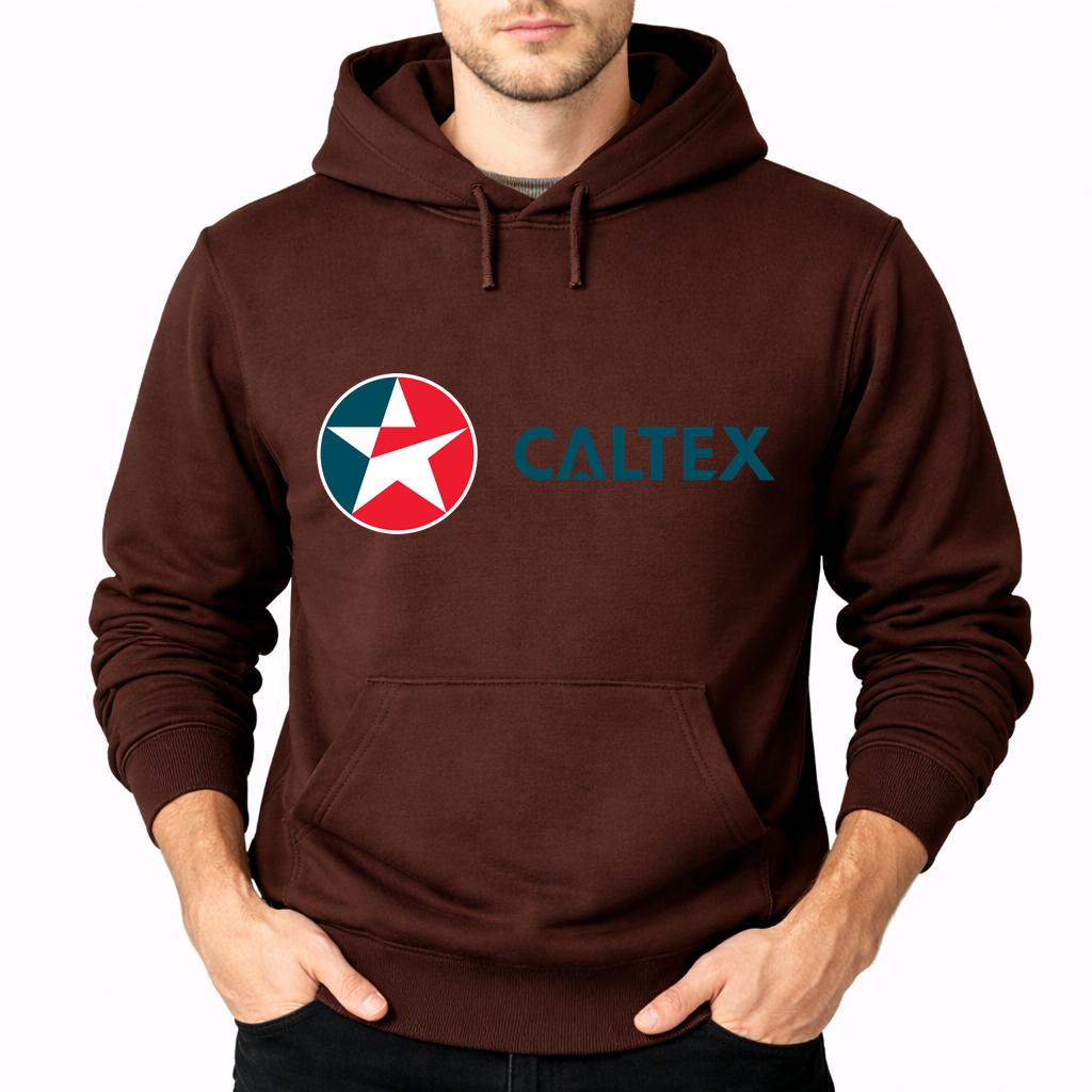 Men's Caltex Pullover Hoodie - Brown