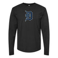 Men's Detroit Tigers Long sleeves Cotton Blend T-Shirt - Black