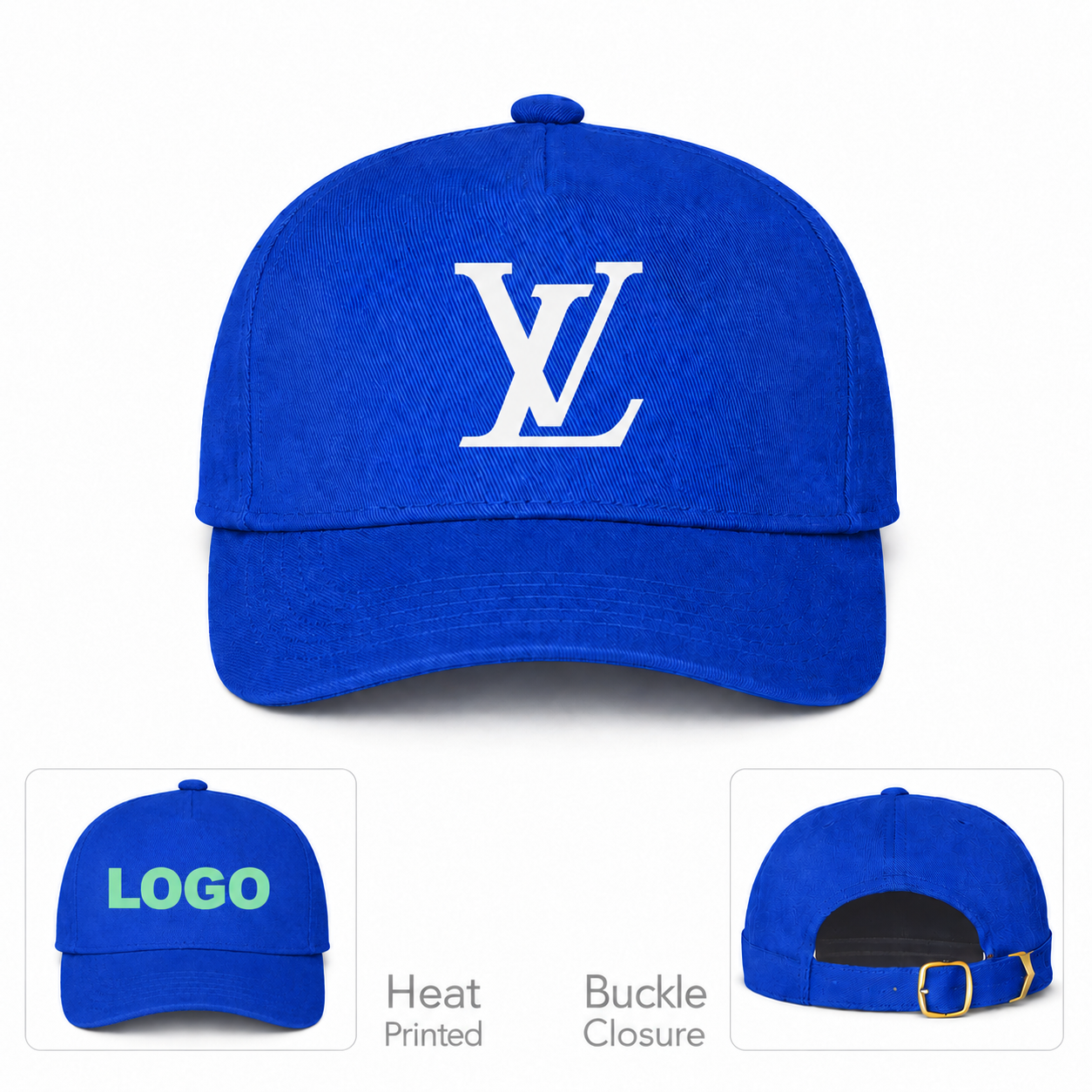 Louis Vuitton Royal Blue Dad Baseball Cap Hat