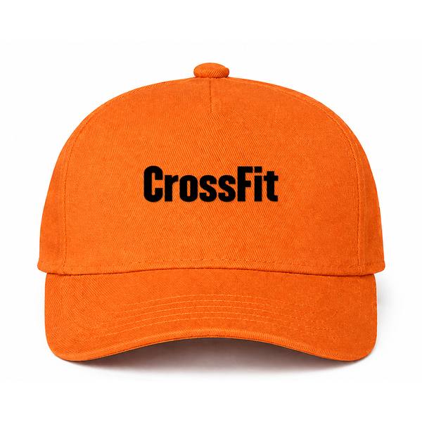 CrossFit Logo Orange Dad Baseball Cap Hat