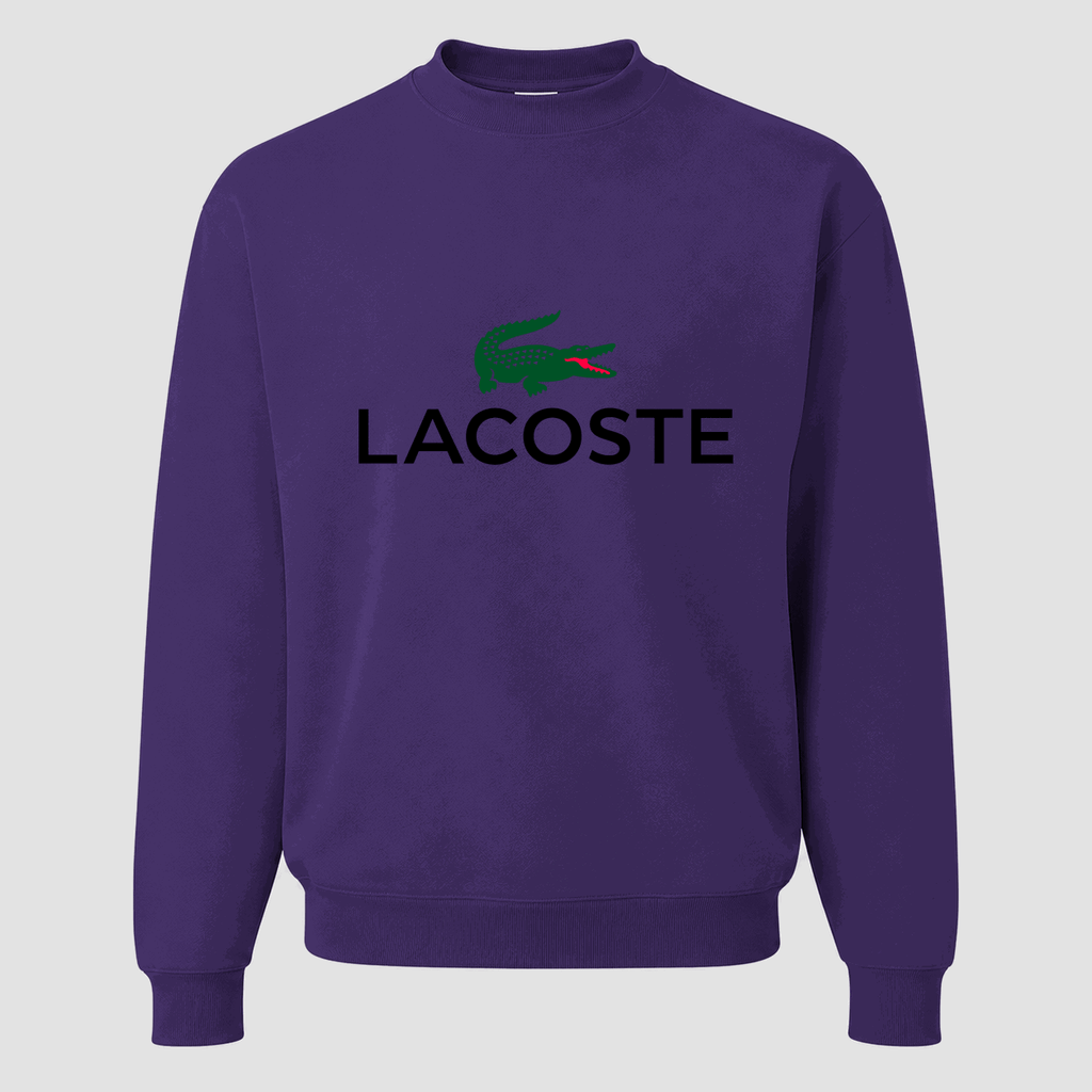 Men's Lacoste Crewneck Sweatshirt - Purple