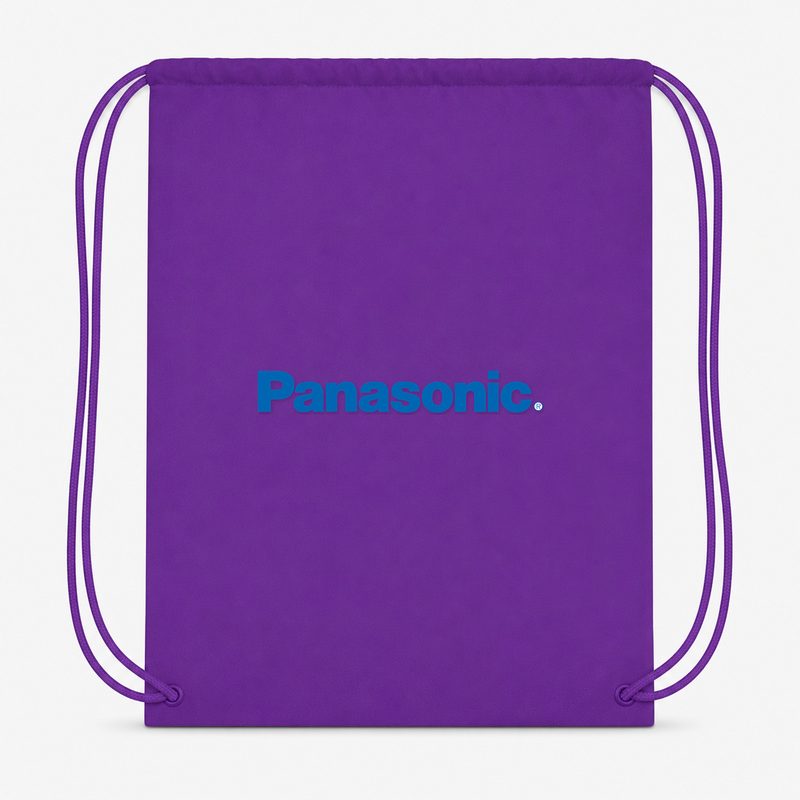 Panasonic Drawstring Bag - Purple