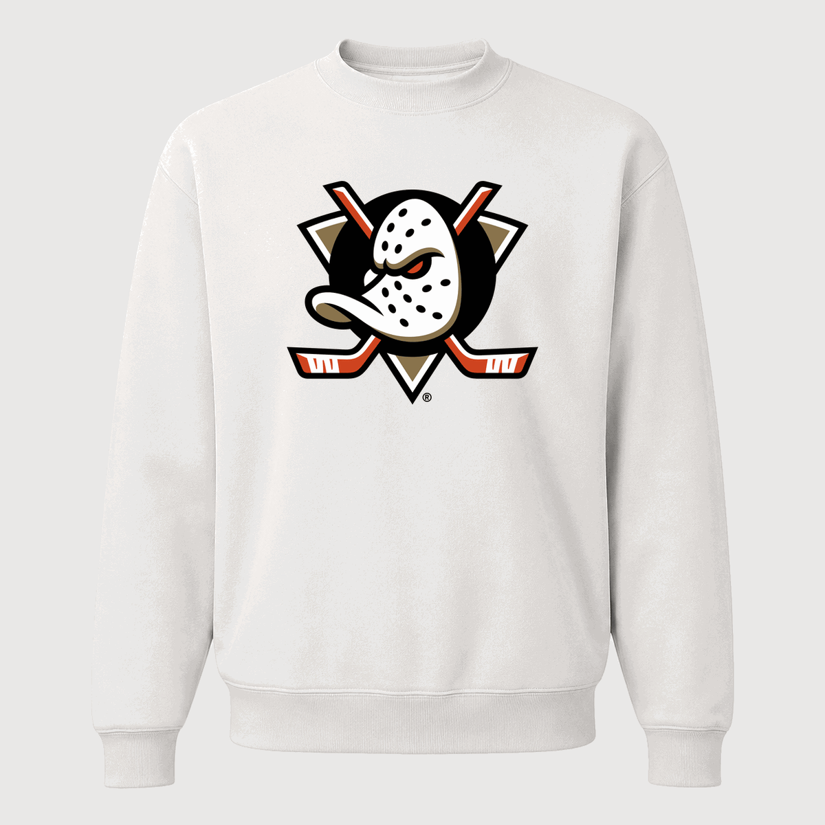 Men's Anaheim Ducks Crewneck Sweatshirt - White