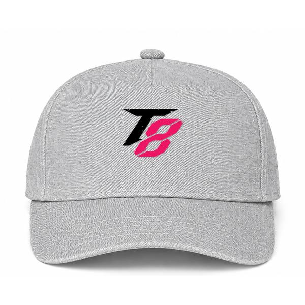 Tekken 8 Black Logo Gray Dad Baseball Cap Hat