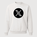 Men's X (Twitter) Crewneck Sweatshirt - White