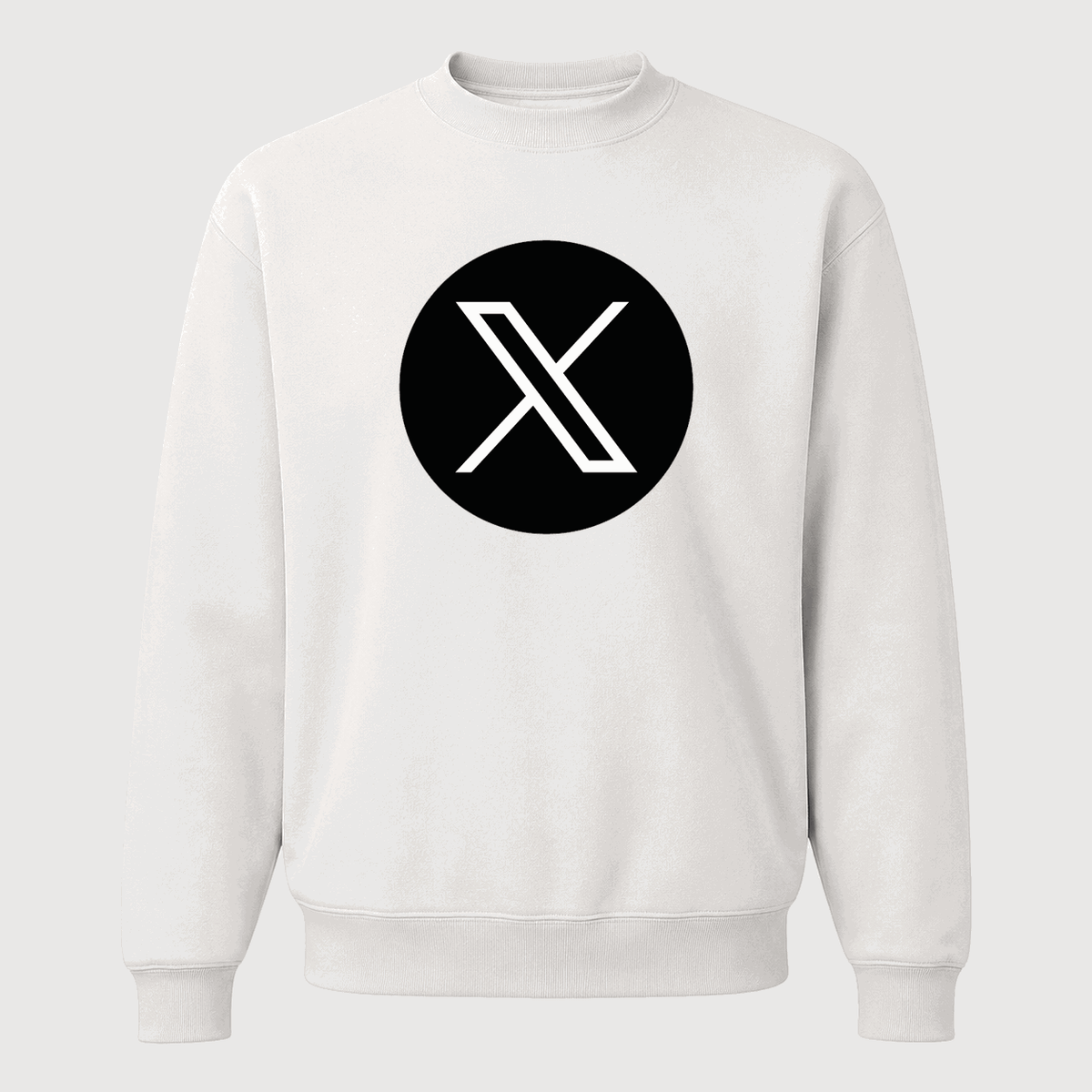 Men's X (Twitter) Crewneck Sweatshirt - White