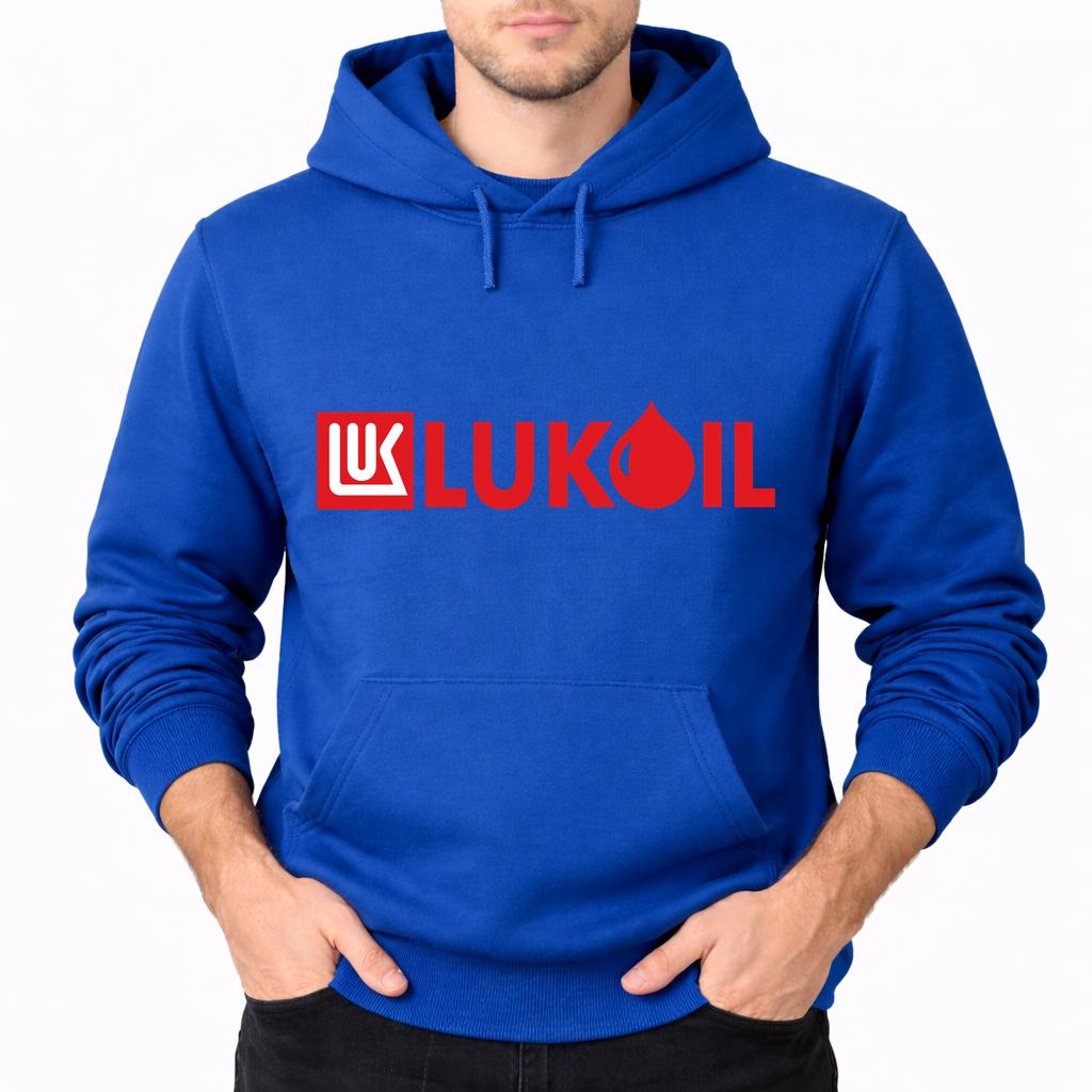 Men's Lukoil Pullover Hoodie - Blue