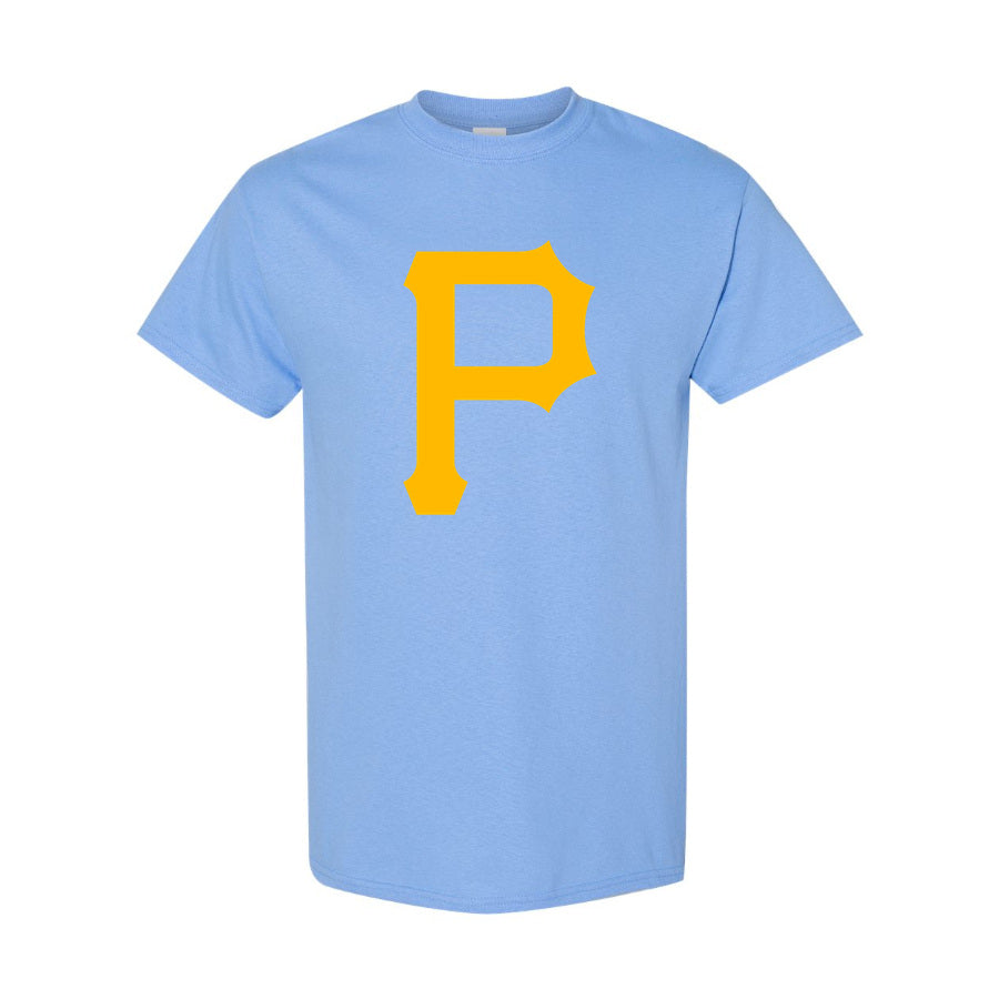 Men's Pittsburgh Pirates Cotton T-Shirt - Sky Blue