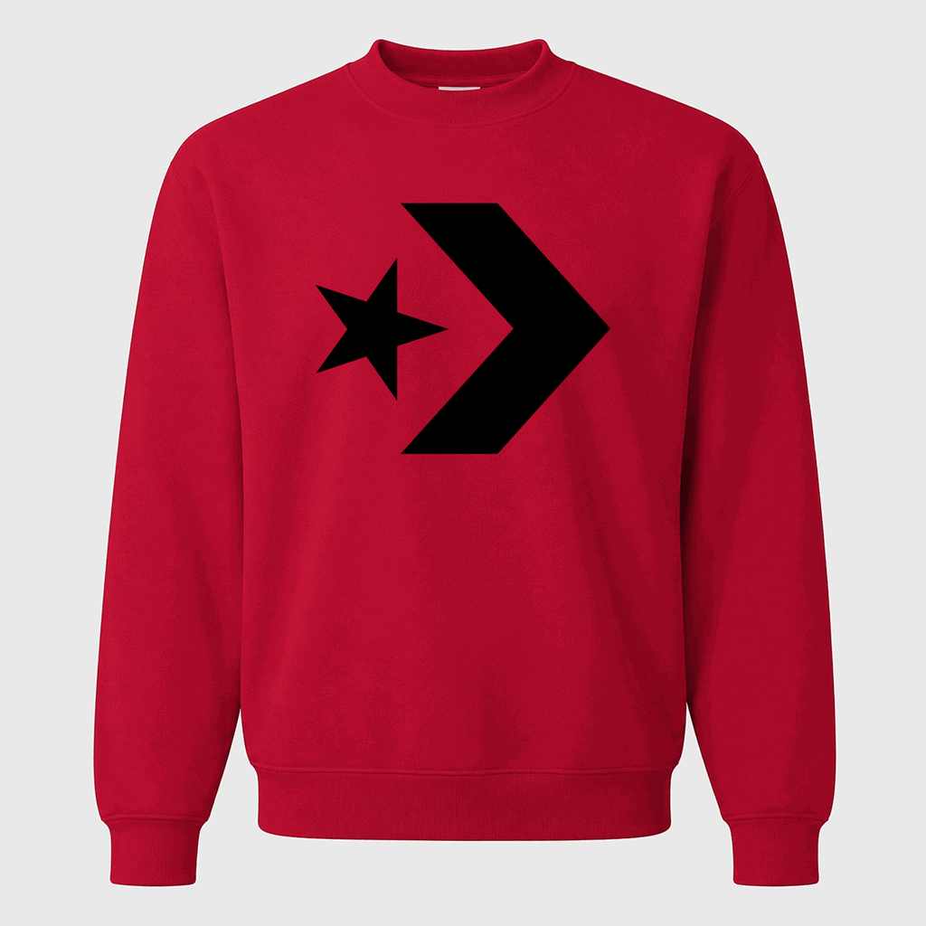 Men's Converse Crewneck Sweatshirt - Red