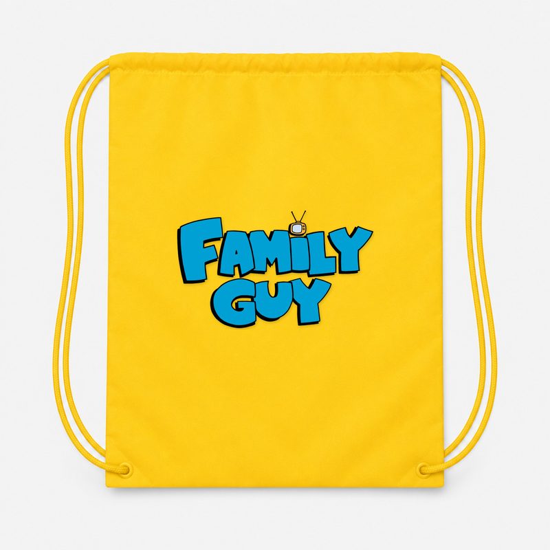 Family Guy PNG1 Drawstring Bag - Yellow